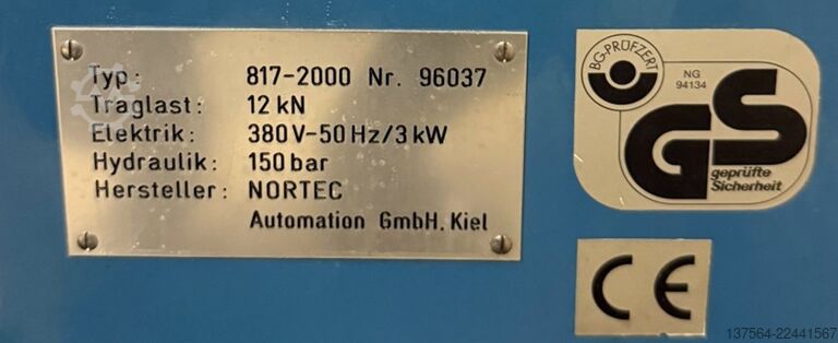 Okretač paleta Nortec 818-2000