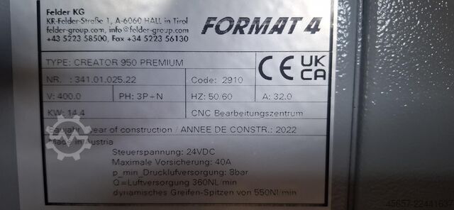 推台锯 Format4 Creator 950 premium