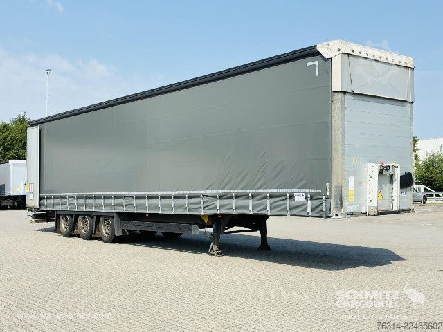 Semi-reboque aberto com lona Schmitz Cargobull Curtainsider Mega Getränke