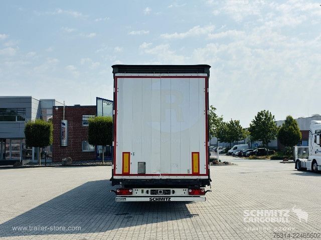 Semi-reboque aberto com lona Schmitz Cargobull Curtainsider Mega Getränke