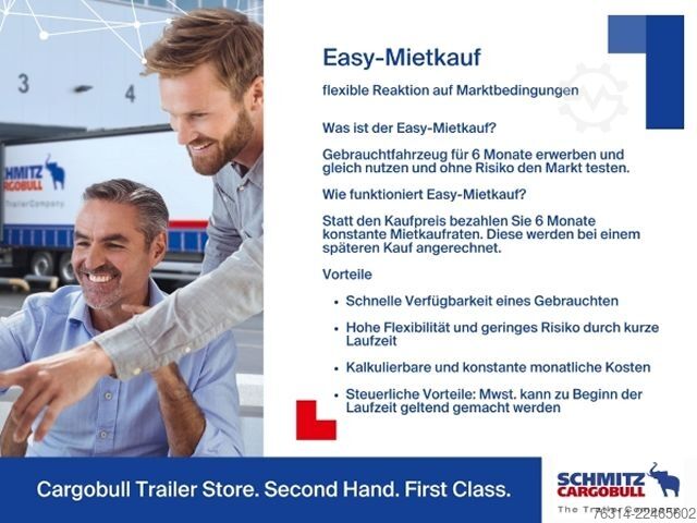 Semi-reboque aberto com lona Schmitz Cargobull Curtainsider Mega Getränke