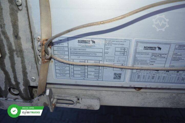 åpen semitrailer med presenning SCHMITZ CARGOBULL SCS24/L Varios