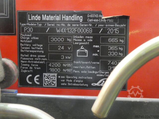 P 30 * DEMO !! LINDE P 30 * DEMO !!