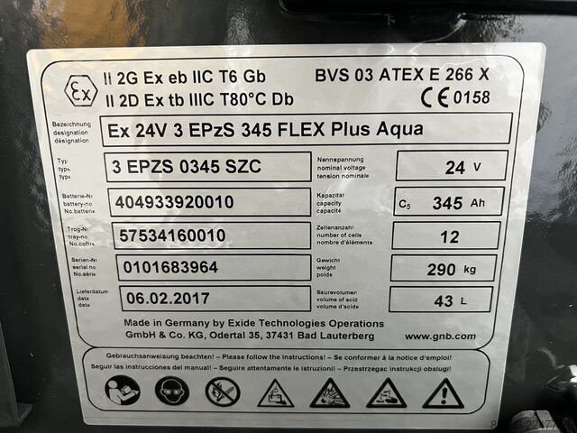 EXP 14 * DEMO * Atex EX * Mitrex 2GD / Cona 1 - 21 - 22 STILL EXP 14 * DEMO * Atex EX * Mitrex  2GD / Zone 1 - 21 - 22