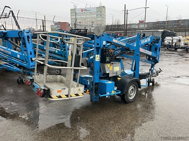 Plataforma elevatória montada em reboque Genie TZ34 (12m)