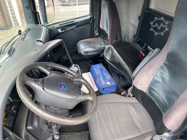 Camión portacontenedores de gancho SCANIA R440 MEILLER Abroller 6x2