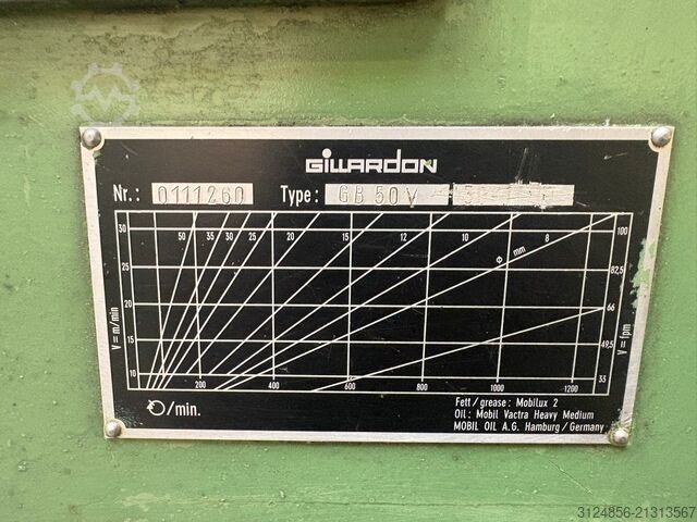 Stĺpová vŕtačka Gillardon GB50V
