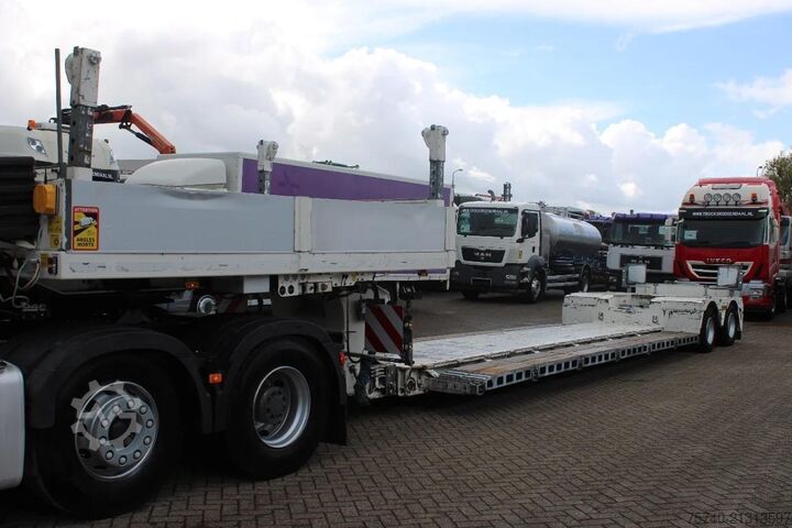 Polu niski utovarivač Faymonville extentadable 20m disconnectable front + 42000kg...