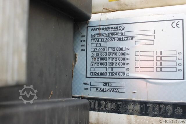 Semi carregador baixo Faymonville extentadable 20m disconnectable front + 42000kg...