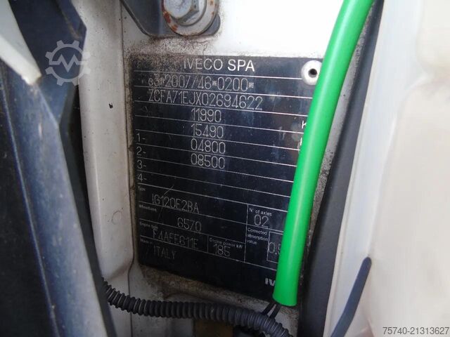 Kufor Iveco Eurocargo 120E25 + EURO 6 + 196.000KM!