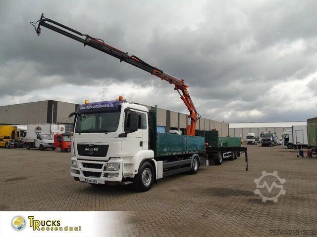 Kranabíll MAN TGS 18.440 + ATLAS 165 + EURO 5 + TRAILER 3 AXL...