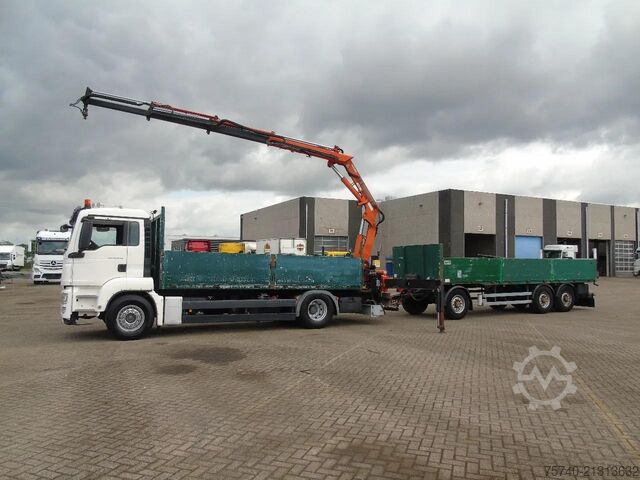 Kranabíll MAN TGS 18.440 + ATLAS 165 + EURO 5 + TRAILER 3 AXL...
