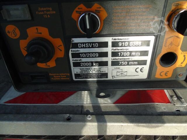 Box body MAN TGA 18.400 + combi + lift + euro 5 + 2.70