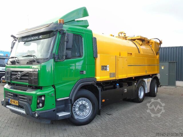 Vehicul de aspirație Volvo FMX 420 + 15.000L +  HIGH PRESSURE PUMP + URACA...
