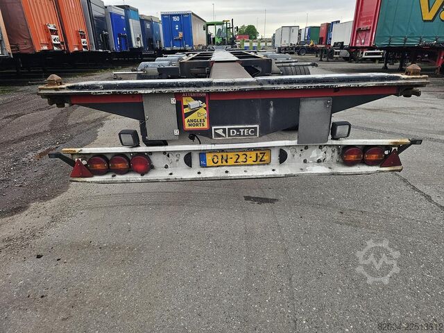 Контейнерні перевезення D-TEC FLEXI TRAILER - ALL CONNECTIONS - BPW DRUM - AP...