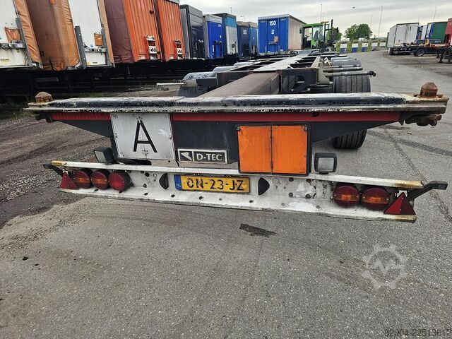 Kontejnerski transport D-TEC FLEXI TRAILER - ALL CONNECTIONS - BPW DRUM - AP...