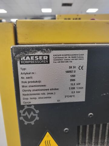 Compressor de parafuso Kaeser SK24