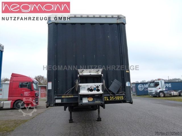 Open semitrailer with tarp KRONE SDP 27, BPW ECO Plus,  Standart, Deutsch