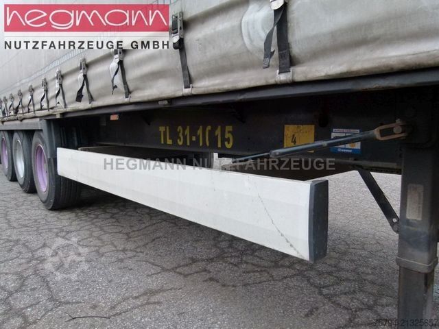Open semitrailer with tarp KRONE SDP 27, BPW ECO Plus,  Standart, Deutsch