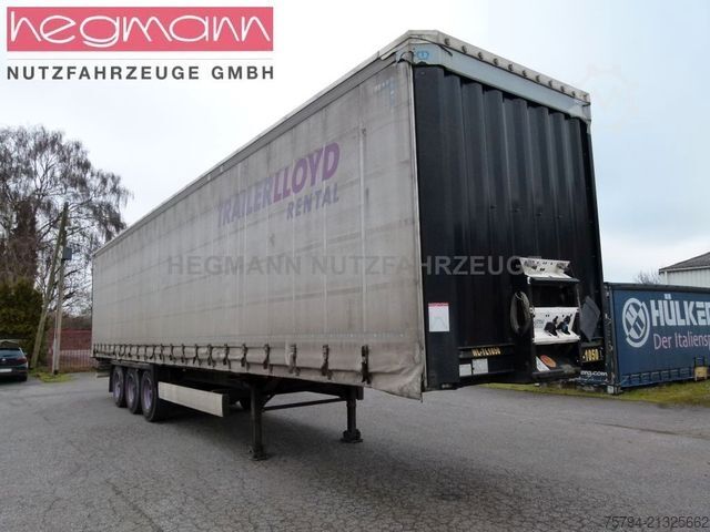 Open semitrailer with tarp KRONE SDP 27, BPW ECO Plus,  Standart, Deutsch