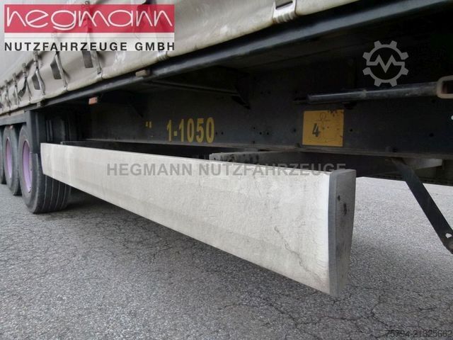 Open semitrailer with tarp KRONE SDP 27, BPW ECO Plus,  Standart, Deutsch