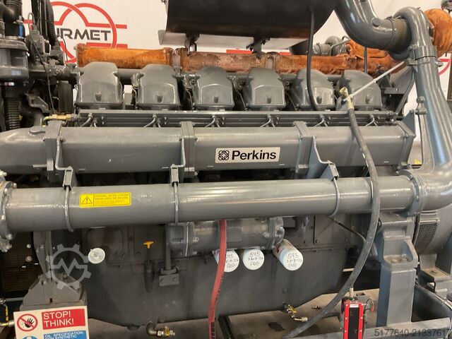 Moteur Perkins 4012TAG1A, 1300KVA, Low standby hours. Complete...