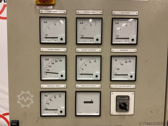 Moteur Perkins 4012TAG1A, 1300KVA, Low standby hours. Complete...