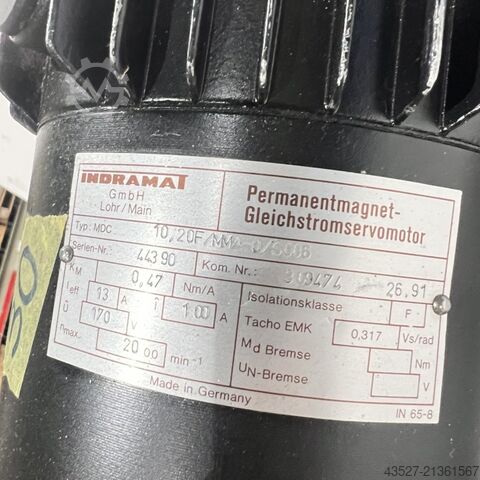 Vél INDRAMAT 10.20F/MMA-0/S006