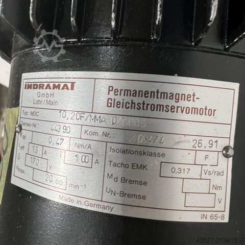 Vél INDRAMAT 10.20F/MMA-0/S006