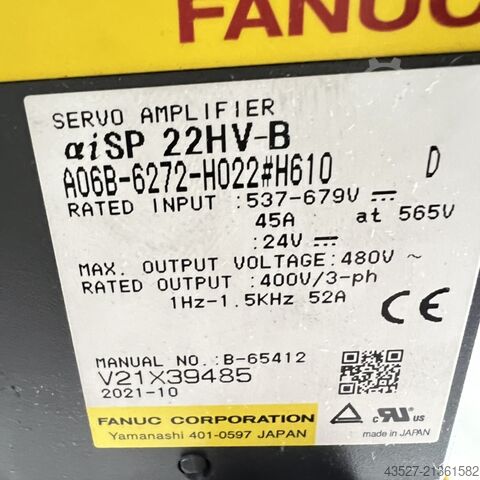 בקרות אלקטרוניקה / PLC FANUC A06B-6272-H022