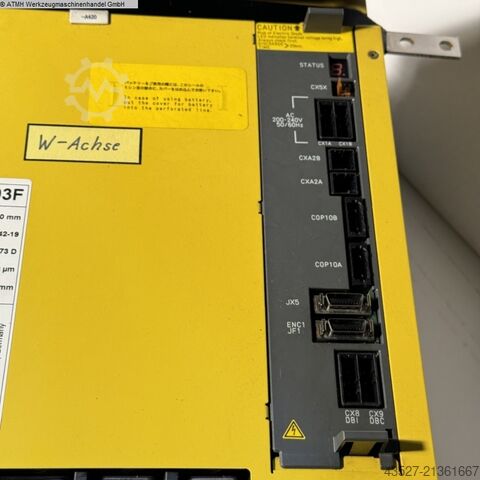Elektronika / PLC valdymas FANUC A06B-6124-H109