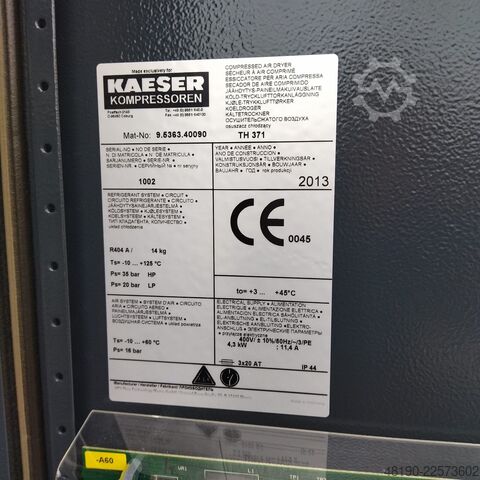 Skrutkový kompresor Kaeser TH371