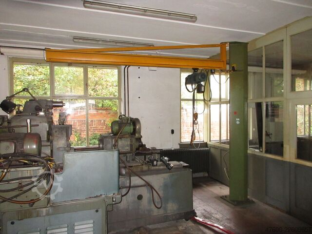 기둥 지브 크레인 선회 지브 크레인 체인 호이스트 Demag KBK Kran Drehkran Hallenkran L 3m Demag KBK2 500Kg + DK Kettenzug H3m