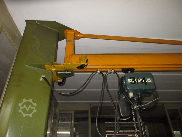 기둥 지브 크레인 선회 지브 크레인 체인 호이스트 Demag KBK Kran Drehkran Hallenkran L 3m Demag KBK2 500Kg + DK Kettenzug H3m