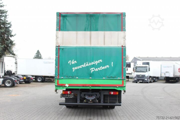 平板卡车带帆布篷布 Daf LF 290 Schiebeplane   ACC   BLIS   AHK   Navi