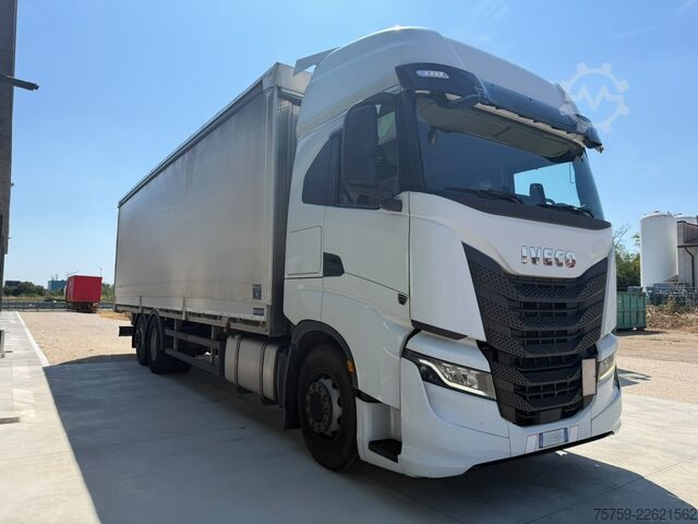 Tentinė platforma sunkvežimis Iveco S-Way 260SY48 Pritsche 9.60m mit Plane