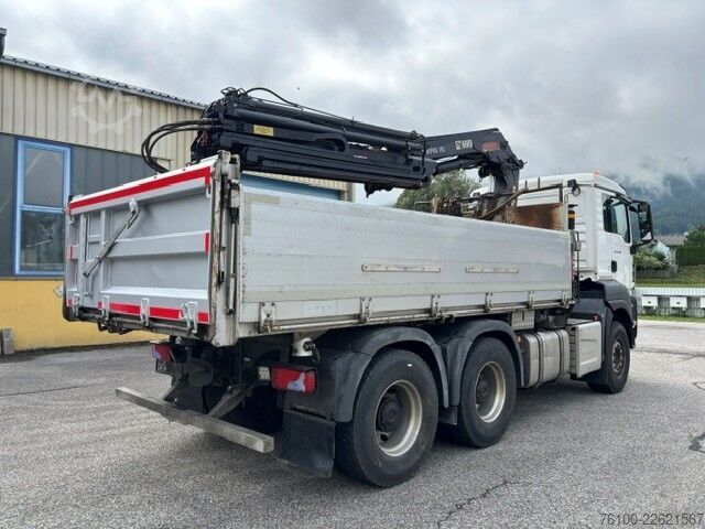 Háromirányú billenő teherautó MAN TGS 33.480 Kipper+HIAB 192-5