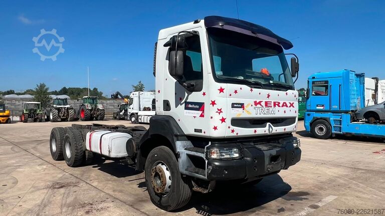 Chassis com cabina Renault Kerax 370 (BOITE MANUELLE / TRES PROPRE / LAMES...