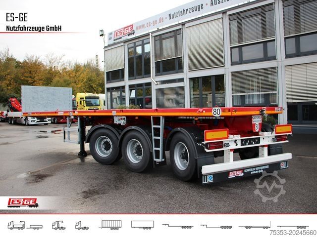 Semirremolque con plataforma de trabajo FAYMONVILLE MAX410 Ballastauflieger