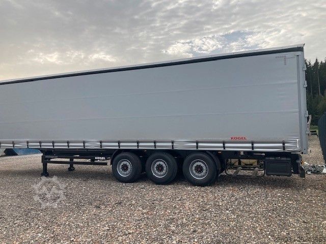 Åpen semitrailer med presenning KÖGEL SN24 NEU+Lift+SAF+EN12642XL+Hubdach+sofort