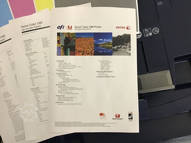 XEROX C60 配备内置 FIERY EX-i C60/70 XEROX XEROX Digital Color Press C60