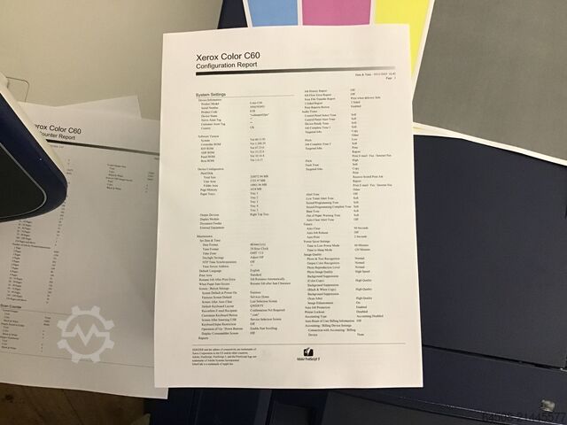 XEROX C60 配备内置 FIERY EX-i C60/70 XEROX XEROX Digital Color Press C60