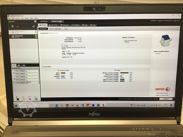 XEROX C60 配备内置 FIERY EX-i C60/70 XEROX XEROX Digital Color Press C60