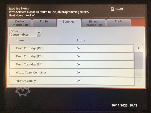 XEROX C60 ar iekšējo FIERY EX-i C60/70 XEROX XEROX Digital Color Press C60