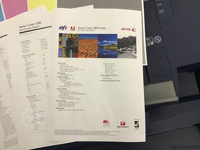 XEROX C60 ar iekšējo FIERY EX-i C60/70 XEROX XEROX Digital Color Press C60