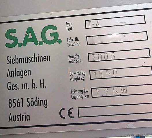 Thiết bị phun cát S.A.G. T3/T4