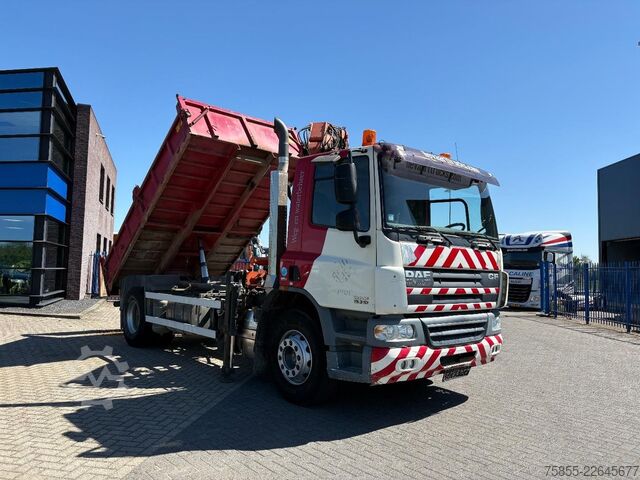 Sklápač so žeriavom DAF CF75.310 Tipper / Crane / Manual / Euro 5 / 100...