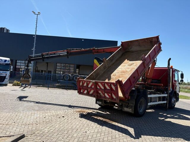 Sklápač so žeriavom DAF CF75.310 Tipper / Crane / Manual / Euro 5 / 100...