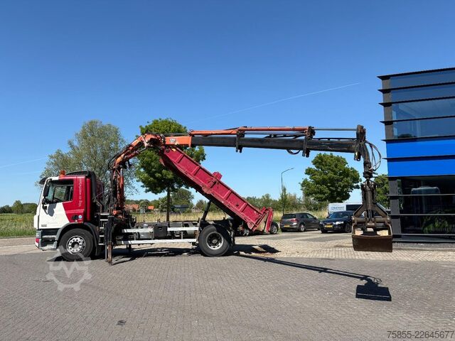 Sklápač so žeriavom DAF CF75.310 Tipper / Crane / Manual / Euro 5 / 100...