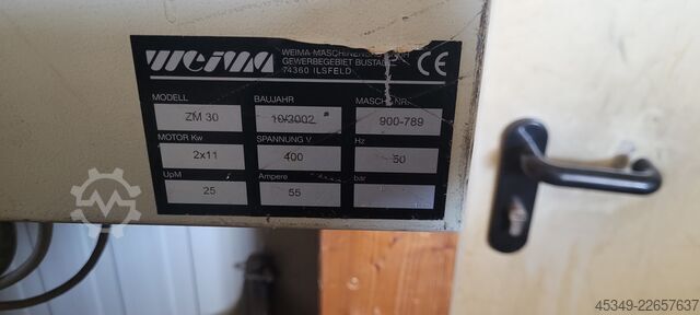 Twin-shaft shredder / Year of manufacture 2002 WEIMA ZM 30